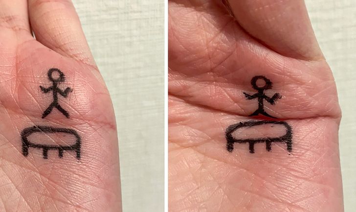 Trampoline hand tattoo this would keep me busy for hours  GIF on Imgur