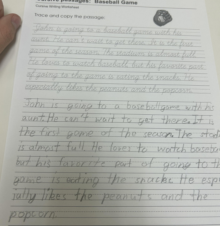 Cursive: Learning to Read Grandma's Handwriting