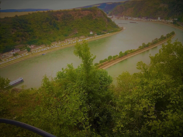 The Rhine at the Loreley, Middle Rhine Valley, Germany