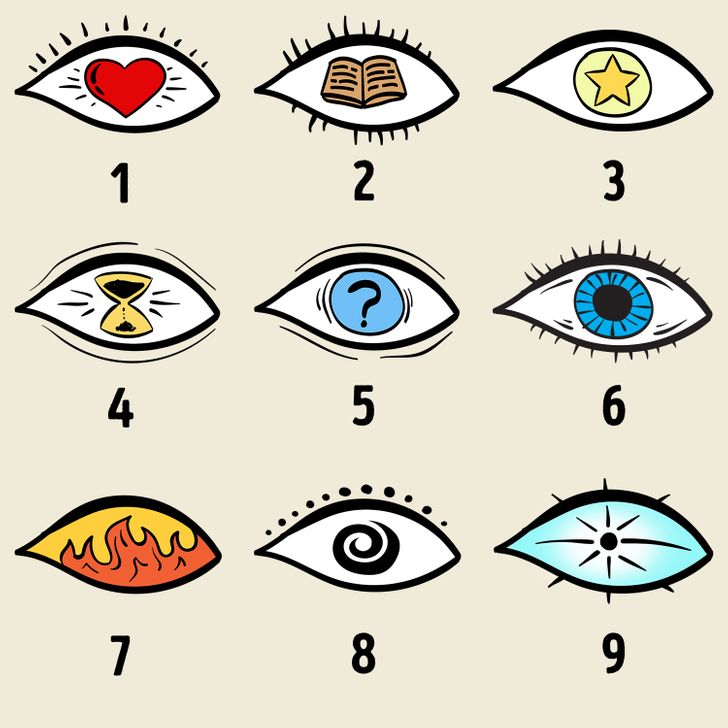 Choose an Eye and Learn Hidden Secrets About Your Personality