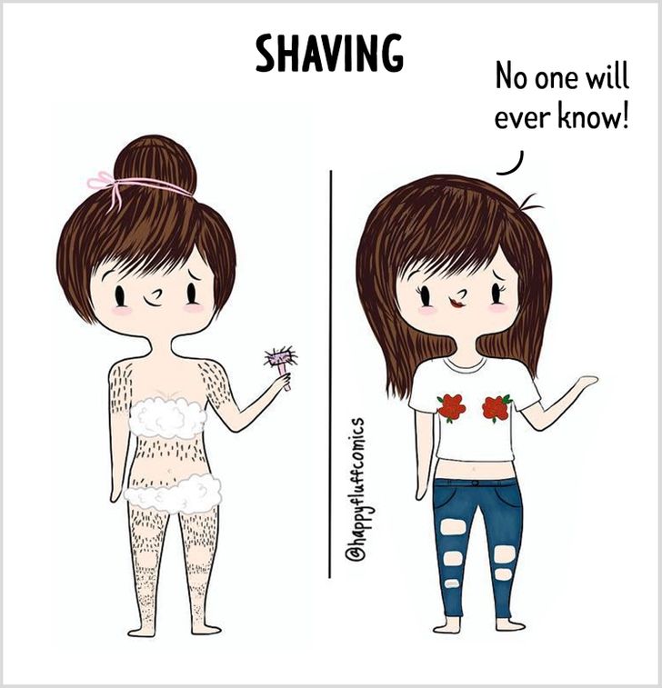 19 Comics That Every Girl Will Recognize Herself In
