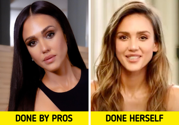 What 12 Celebrities Look Like With Makeup Done by Professionals and Themselves (We’re Not Sure Which One’s Best)