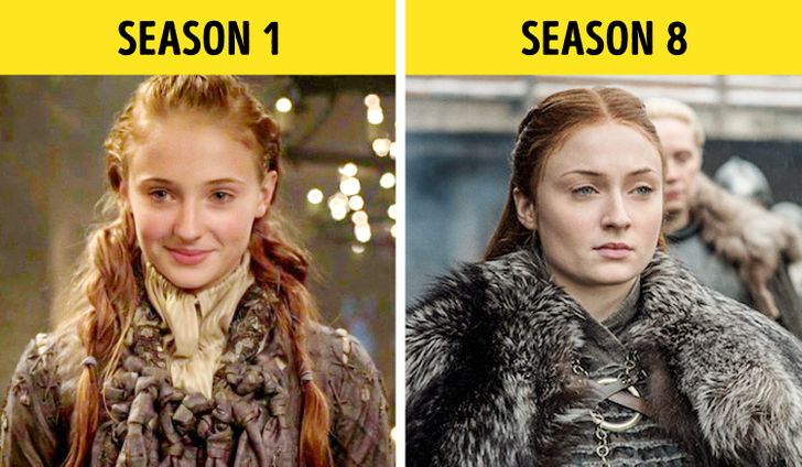 Game of Thrones Cast Season 1 vs Season 8 - See How Characters Aged