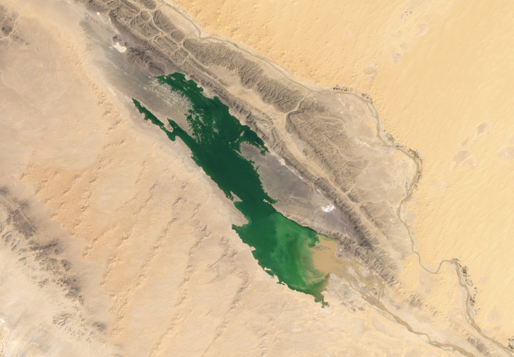 The same lake, Sept. 29, 2024