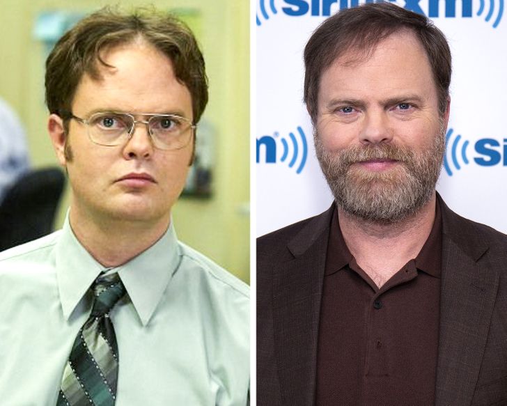 Anyone else think that Toby looks more 'alive' and pretty handsome with his  mustache and glasses? : r/DunderMifflin