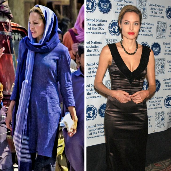 Why Angelina Jolie Looks Like a Goddess Even as a Punk or a Housewife