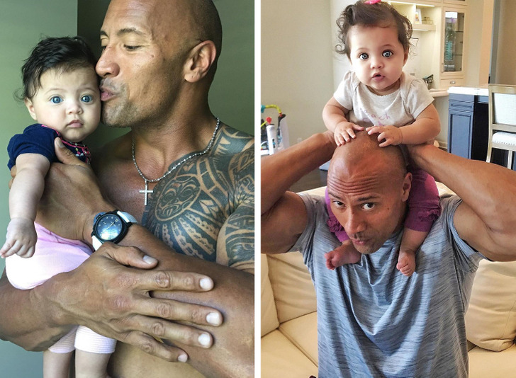 From His First to Third Daughter, Dwayne Johnson Reflects on His Parenthood  Journey: “Being a Dad Is My Priority” / Bright Side