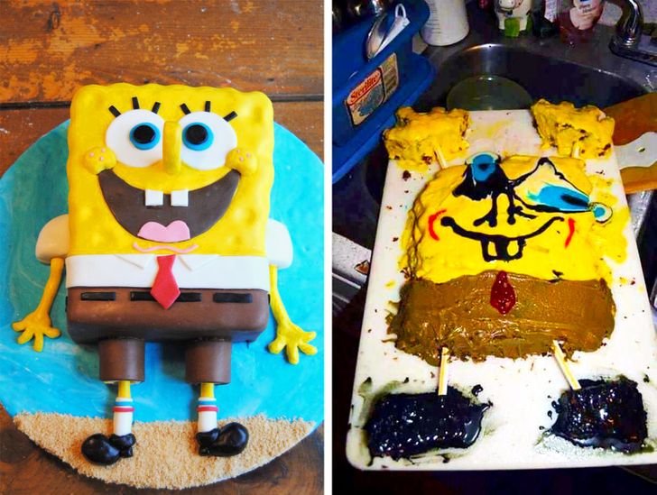 18 Funny Cakes That Could Win a Prize for Most Failed Dessert