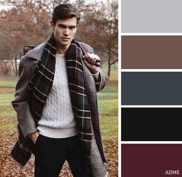 18 ideal colour combinations for men / Bright Side