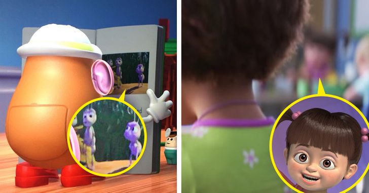 Toy Story 4 Easter Egg  Monsters inc boo, Monsters inc, Monster university