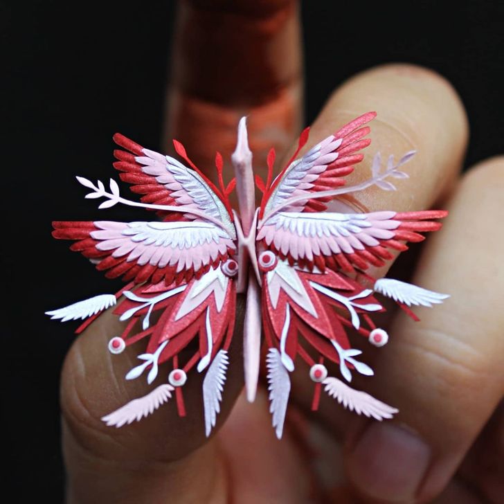 An Artist Sculpts Paper to Create the Most Magical Origami Cranes We’ve Ever Seen