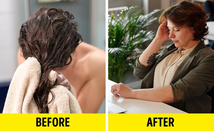 7 Reasons to Stop Sleeping With Wet Hair