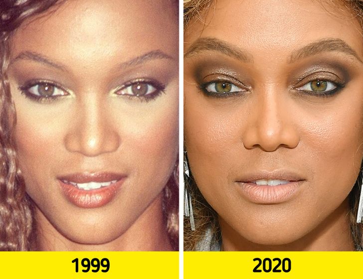 17 Pairs of Photos That Show How the Faces of Top Models Change With Time