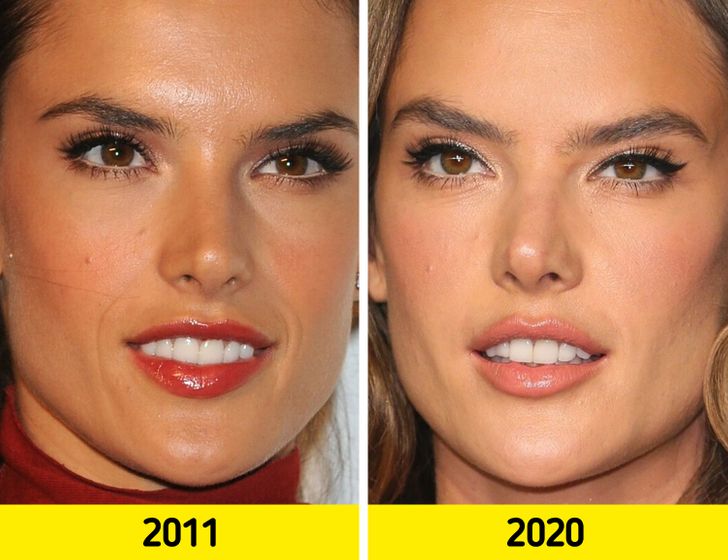 17 Pairs of Photos That Show How the Faces of Top Models Change With Time