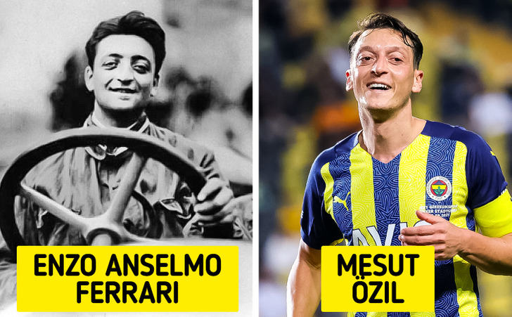 mesut ozil e enzo ferrari