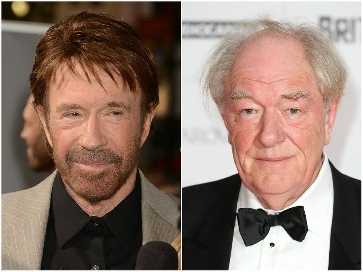 Chuck Norris และ Michael Gambon - อายุ 76 ปี