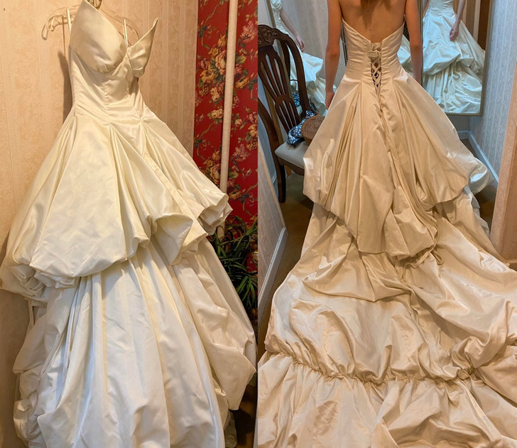 15+ Brides Who Said “Yes” to Wedding Gowns From Thrift Stores and Never  Regretted a Thing / Bright Side