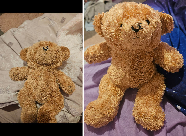 Fred the Ted Turned 20, Got Restuffed by Mum and Now Wears a Shirt He Stole From Another Bear