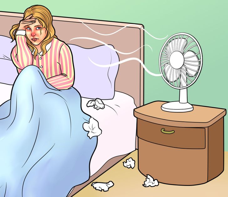 Prečo je pre vás zlé spať s ventilátorom