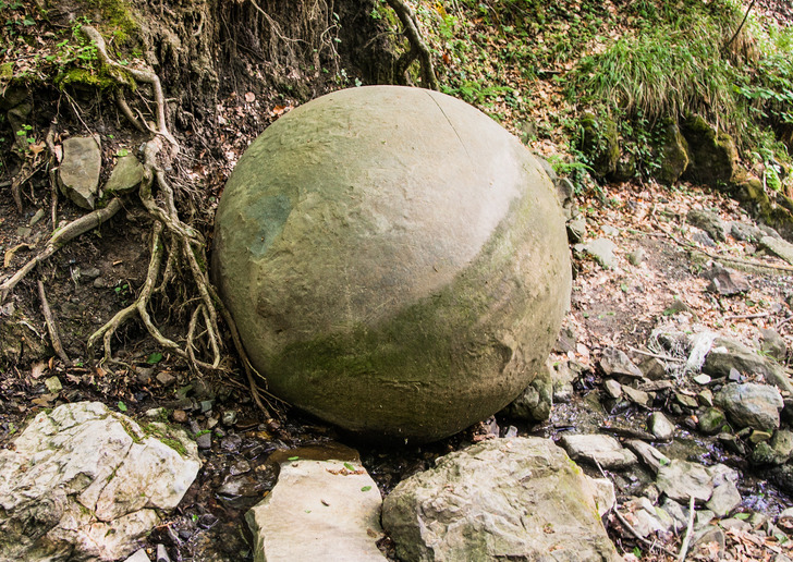 Mysterious Massive Stone Ball Discovered by Bosnian
