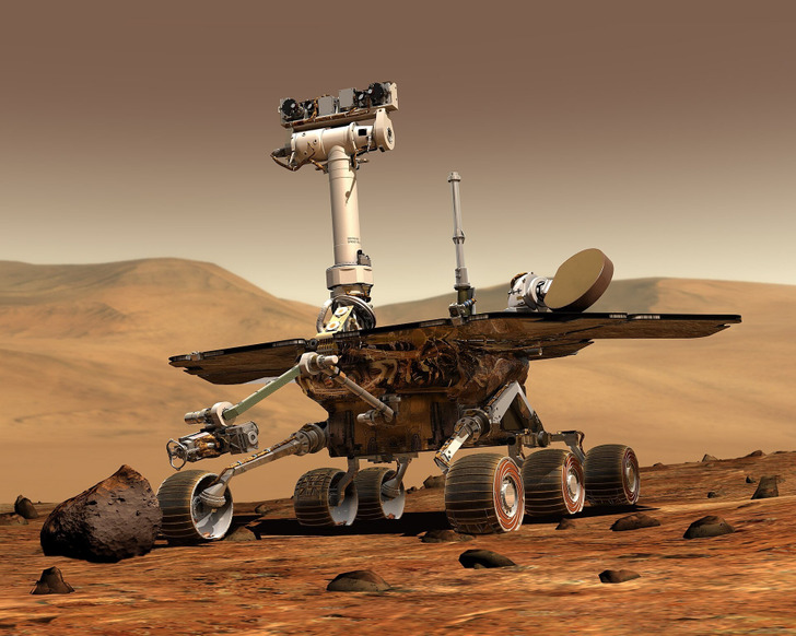 A Mars Exploration Rover like Opportunity, artist’s concept