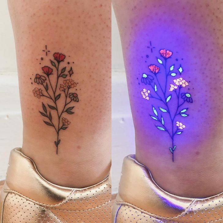 An Artist From Australia Makes Glowing Tattoos That Come Alive in UV Light  and Look Like