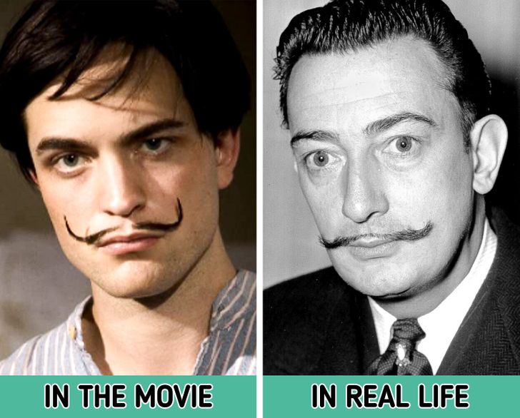 11. Robert Pattinson ที่รับบทเป็น Salvador Dalí ในเรื่อง Little Ashes