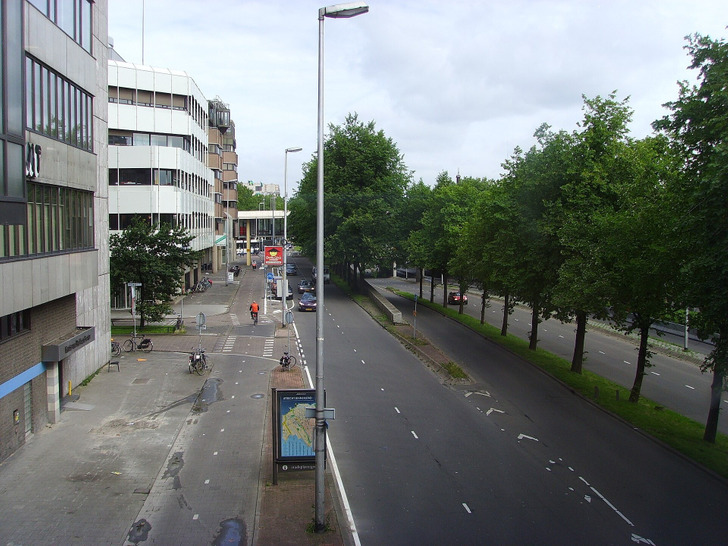 2008: the road where the canal used to be