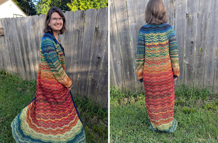 A Temperature Cardigan: Highs on the Body, Lows on the Sleeves