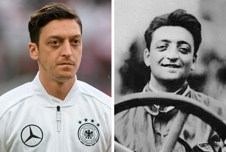 enzo ferrari y mesut ozil