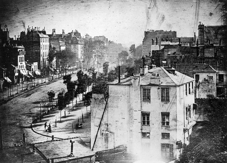 Boulevard du Temple, Paris, 1838