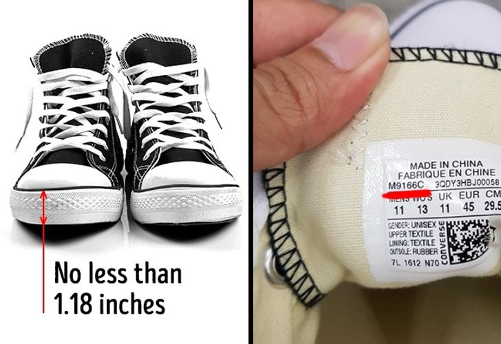 how to tell if fila shoes are fake