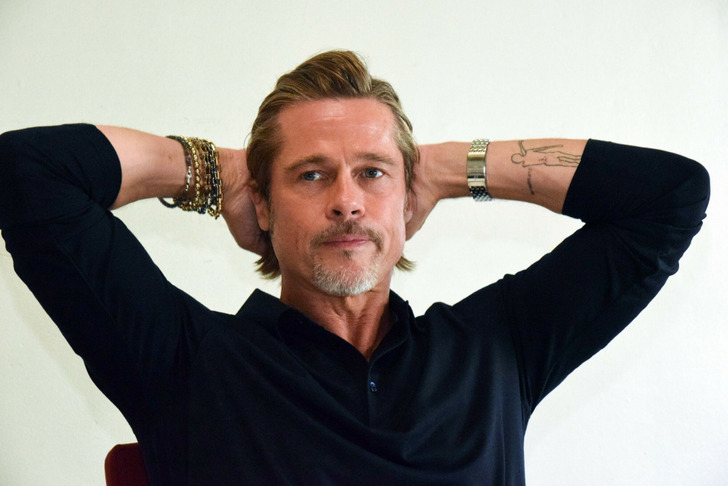 10+ of Brad Pitt's Tattoos and Their Meanings