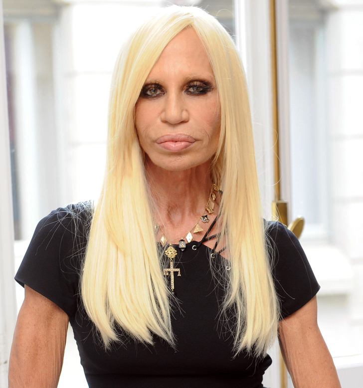 Donatella Versace pokes fun at her accent