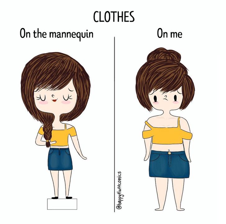 12 Ironic Comics About Everyday Problems All Girls Face
