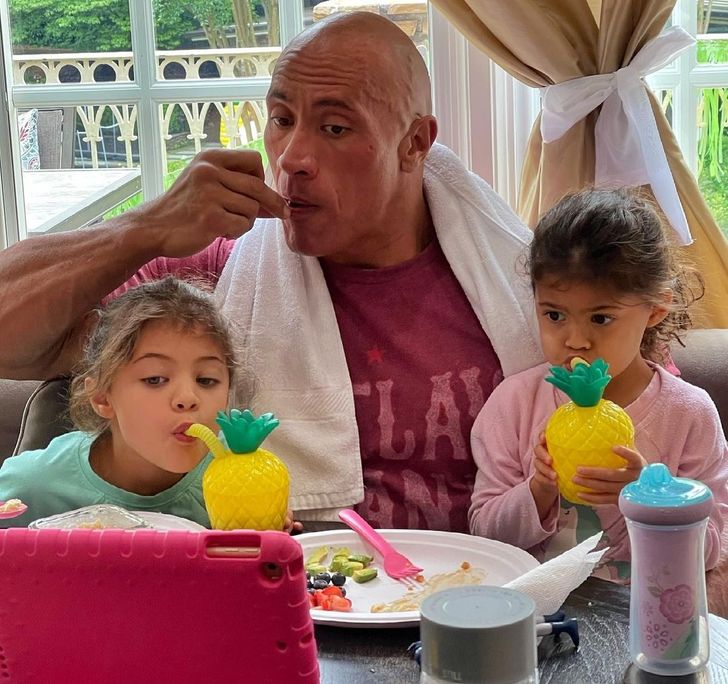 Dwayne The Rock Johnson Hilariously Captures Fatherhood With