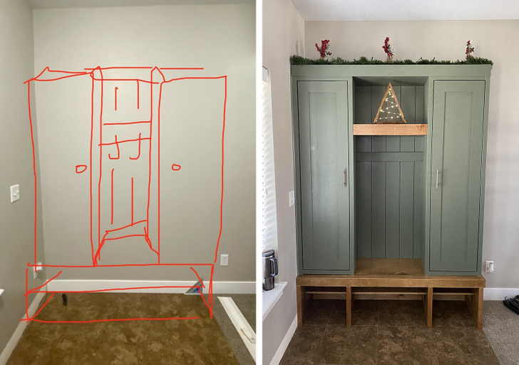 591bce5549a914d2b53aeb2aa0 20+ People Who Took Home Renovation Into Their Own Hands / Bright Side