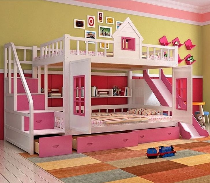 18 Bunk Bed Designs We Could Only Dream, Bunk Bed Design With Slide