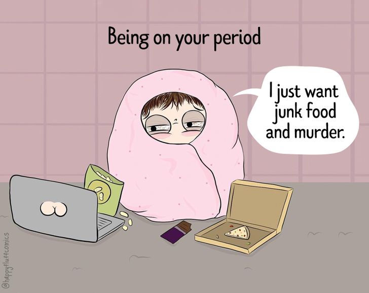 12 Ironic Comics About Everyday Problems All Girls Face