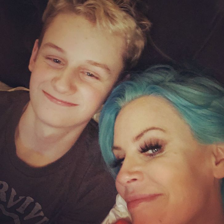 Jenny McCarthy with son