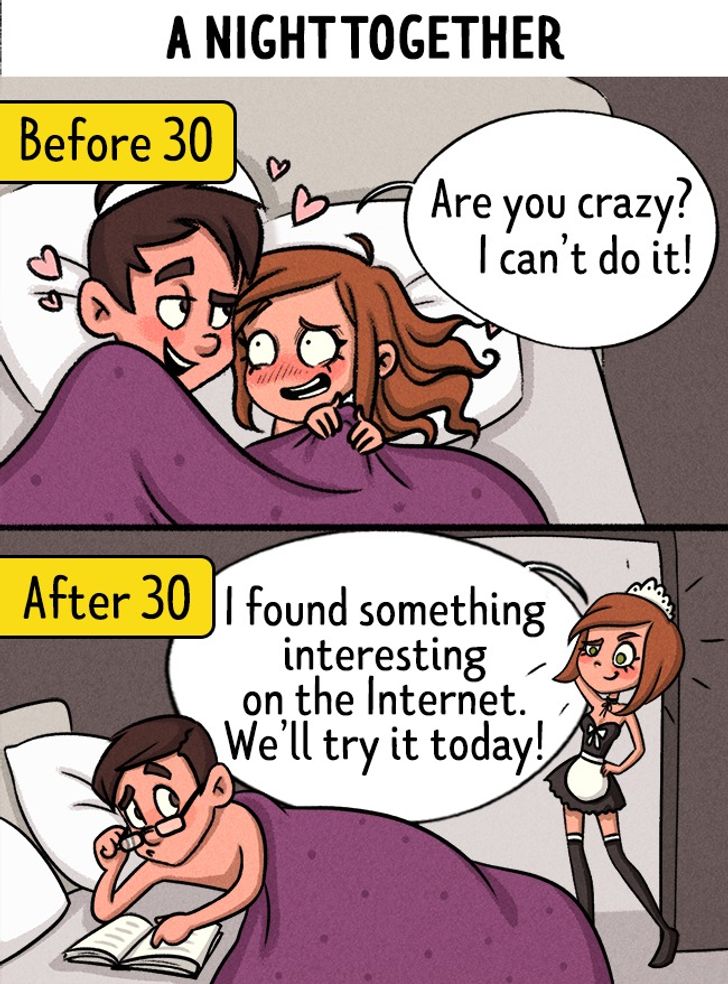 13 Comics Showing What Love Looks Like Before and After 30