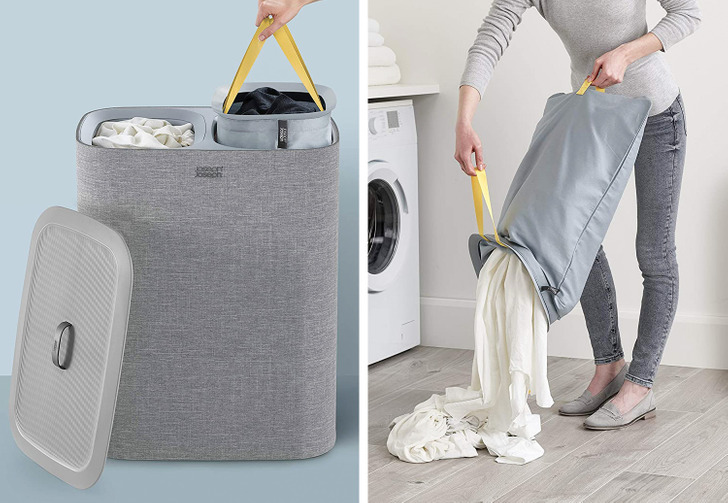 Brabantia Rectangular Laundry Bag - Gray