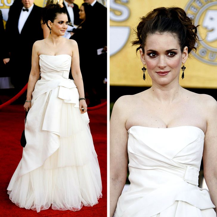 11 Celebrities Who Wore Wedding Dresses Instead of Gala Gowns on the ...