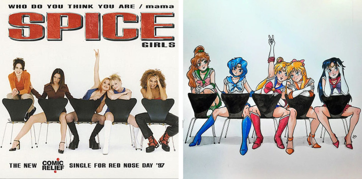 8 History Making Album Covers That Were Recreated as Cartoon Characters