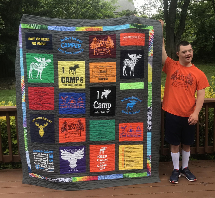 A Parent Sewed a Son’s Camp T-Shirts Into a Quilt for the Summer He Couldn’t Go