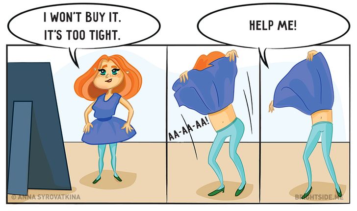 11 wonderfully amusing illustrations every woman will understand