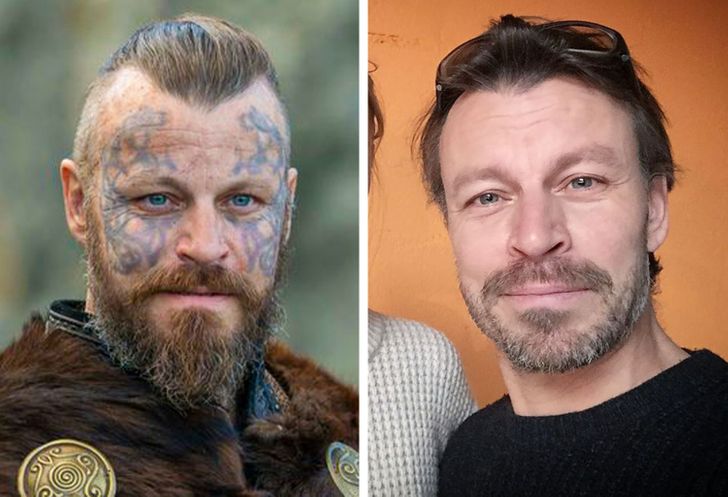 The cast of Vikings in real life
