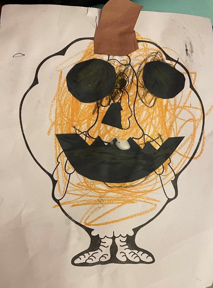 A Turkey Disguised as a Jack-o’-Lantern That Might Be Cursed