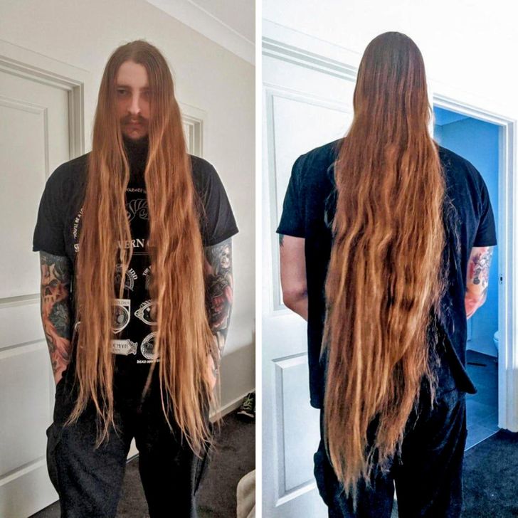 19 People Decided to Grow Long Hair, and the Results Are Incredible