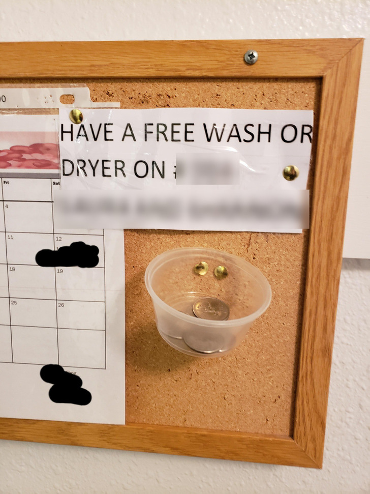 A Mom and Her Kid Moved Into Low-Income Apartments and Left Free Quarters for the Neighbors’ Laundry